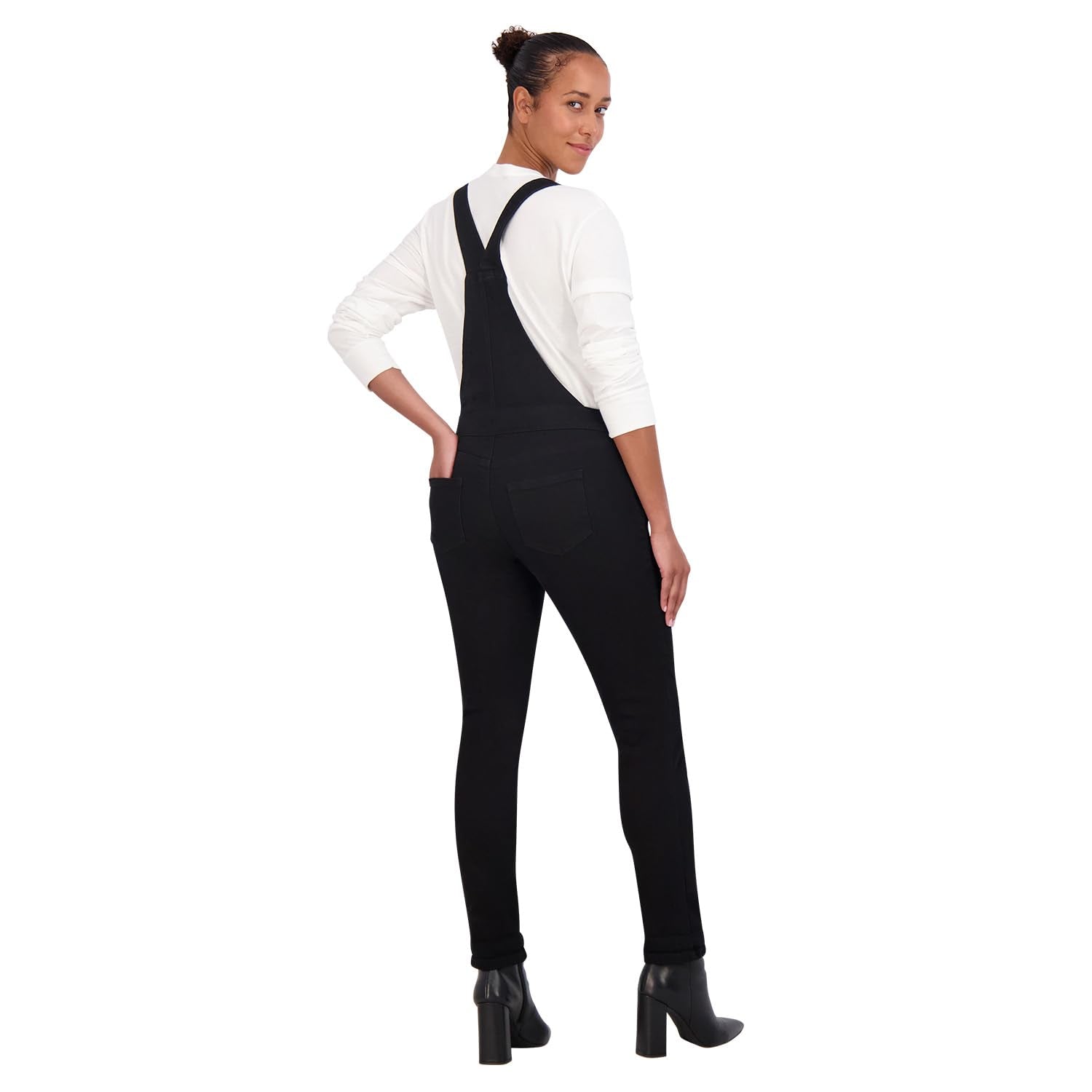 Women’s Maternity Comfy Denim Bib Straight Leg Overalls Women Jumpsuits