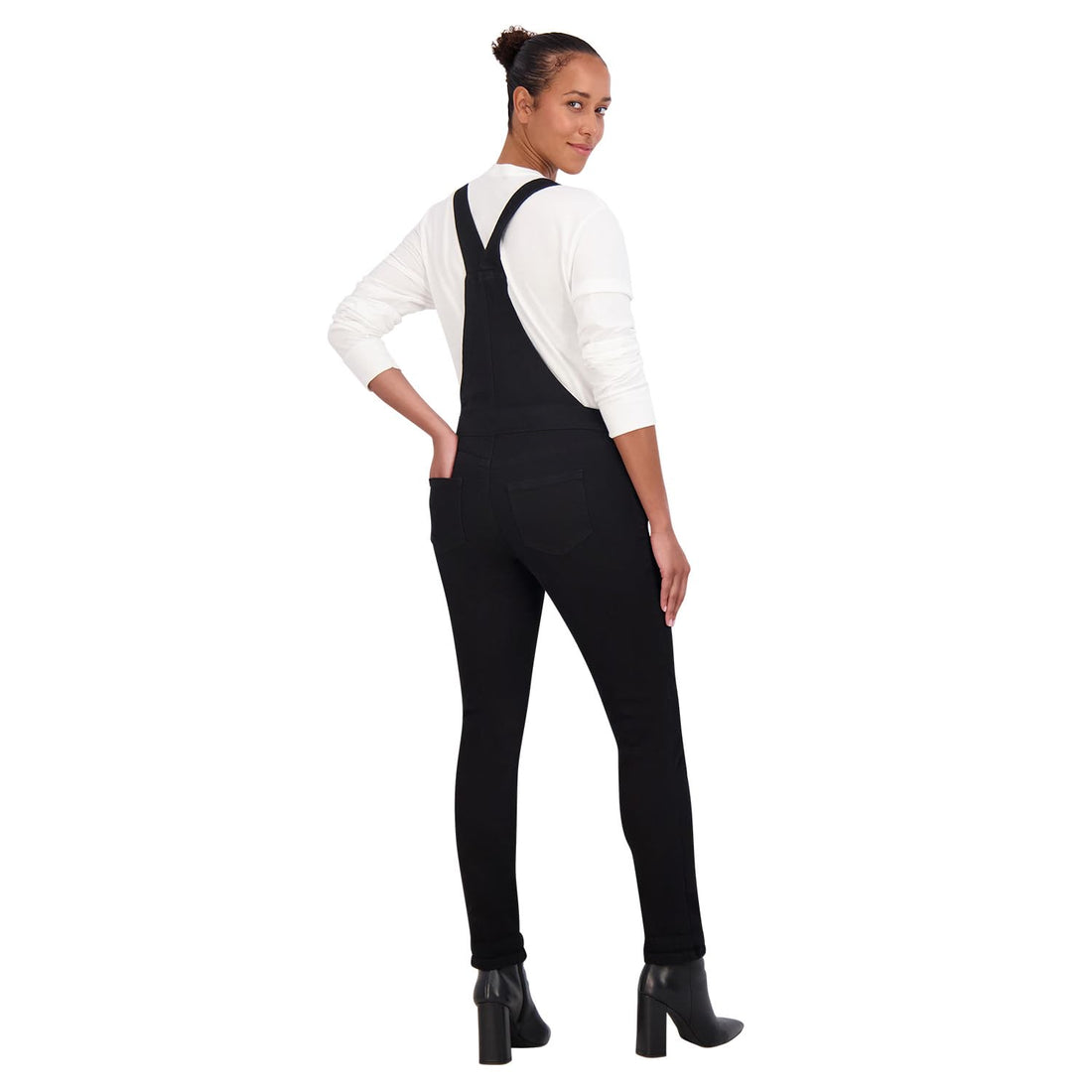 Women’s Maternity Comfy Denim Bib Straight Leg Overalls Women Jumpsuits