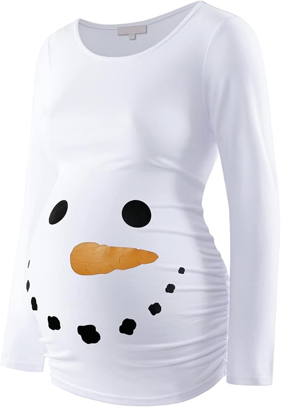 Maternity Long Sleeve Bodycon Top