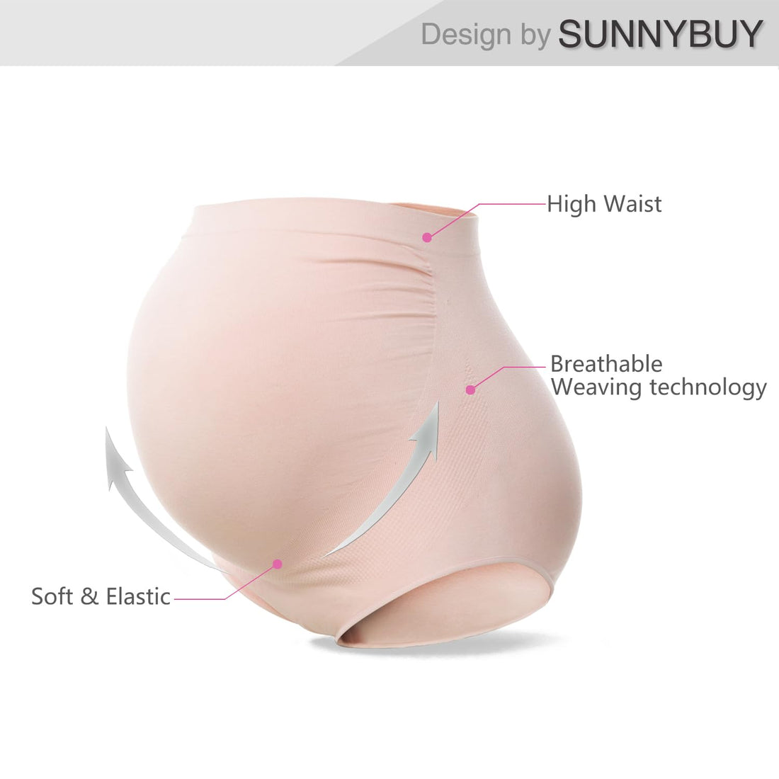 SUNNYBUY Women's Maternity High Waist Underwear