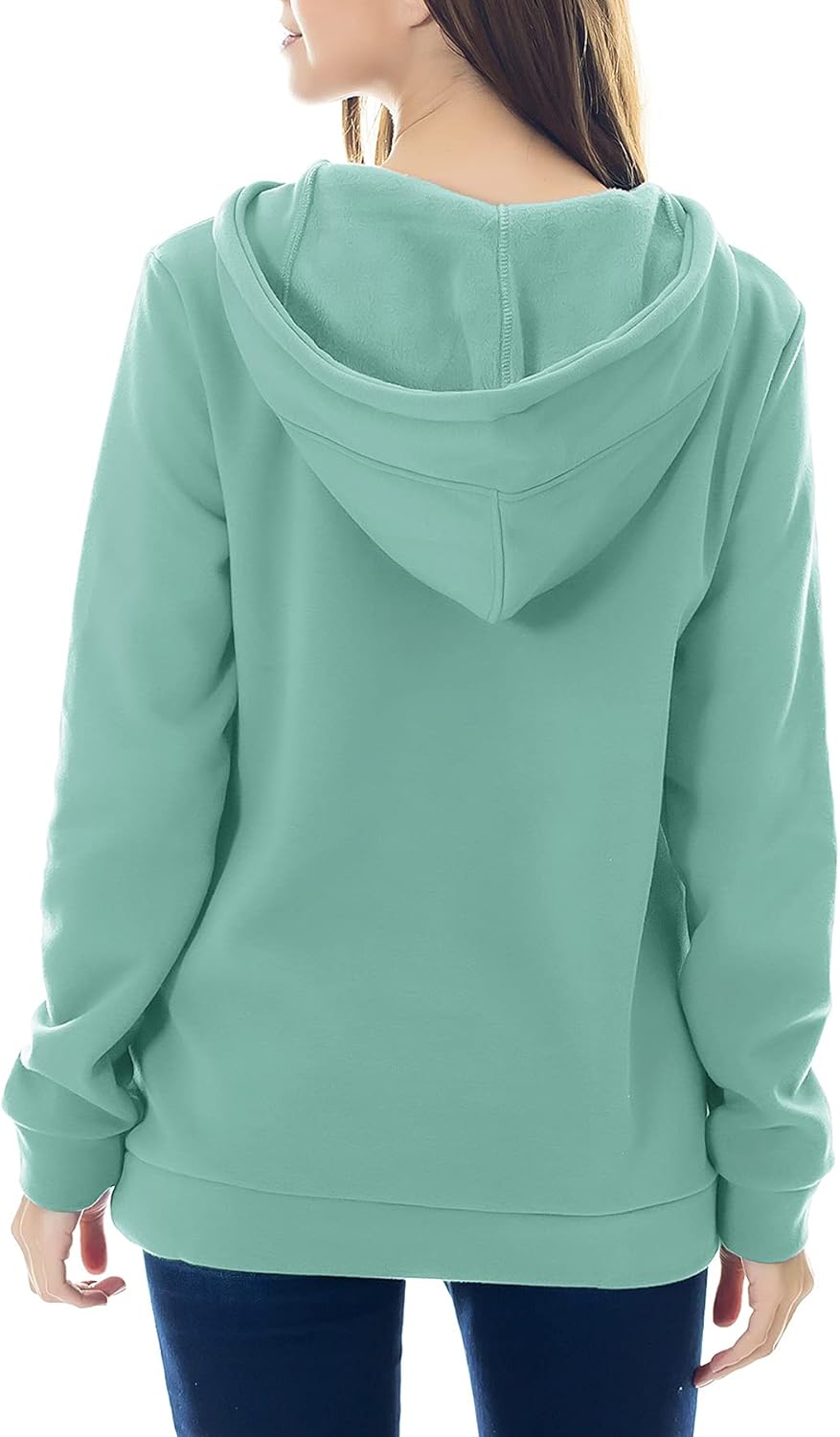 Smallshow Women's Fleece Maternity Nursing Sweatshirt