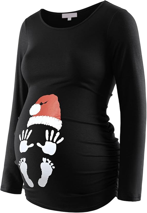 Maternity Long Sleeve Bodycon Top