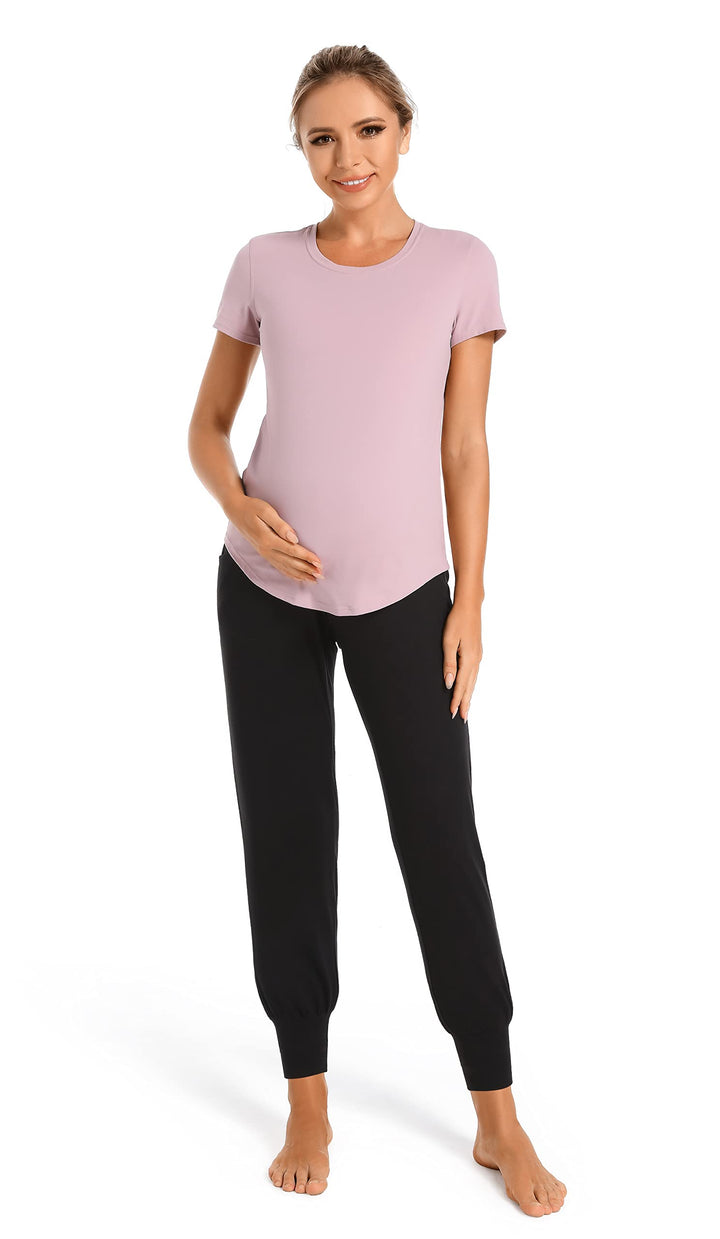 V VOCNI Women's Maternity Pants Maternity Activewear