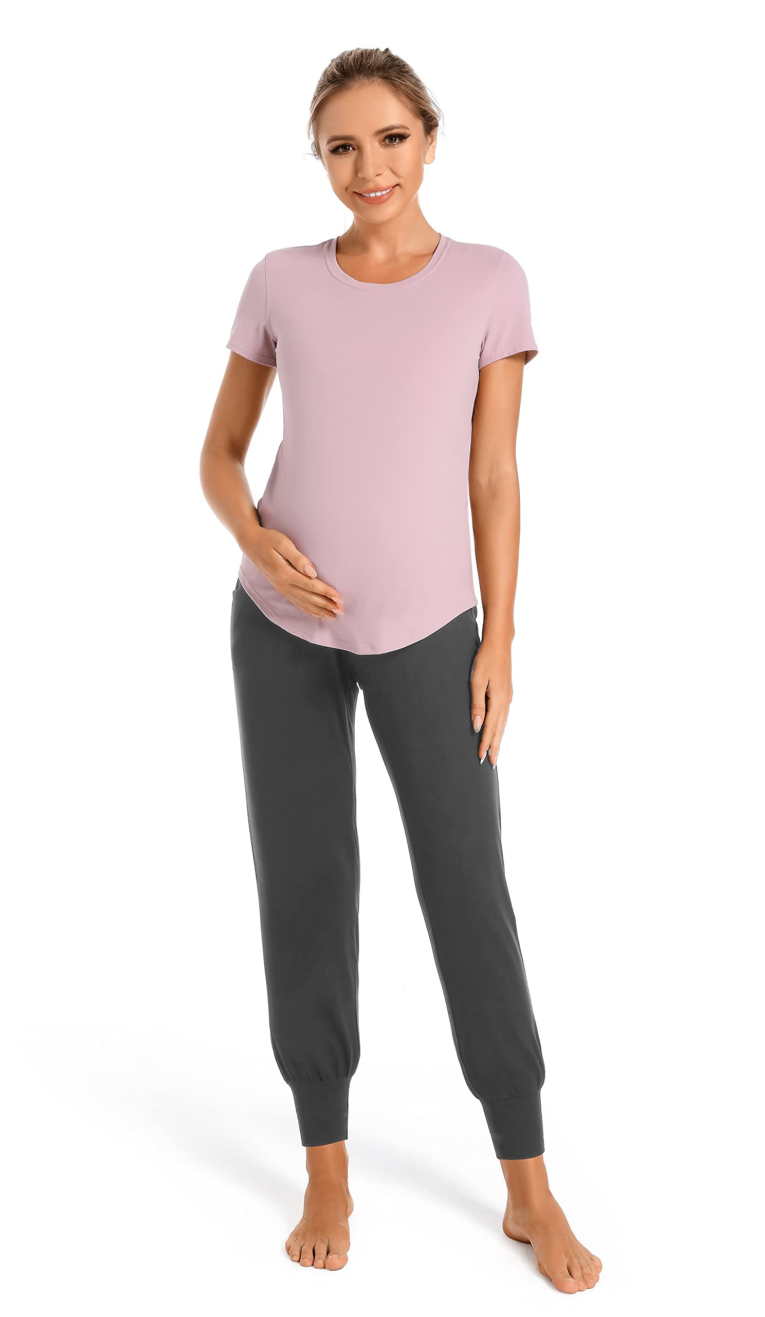 V VOCNI Women's Maternity Pants Maternity Activewear