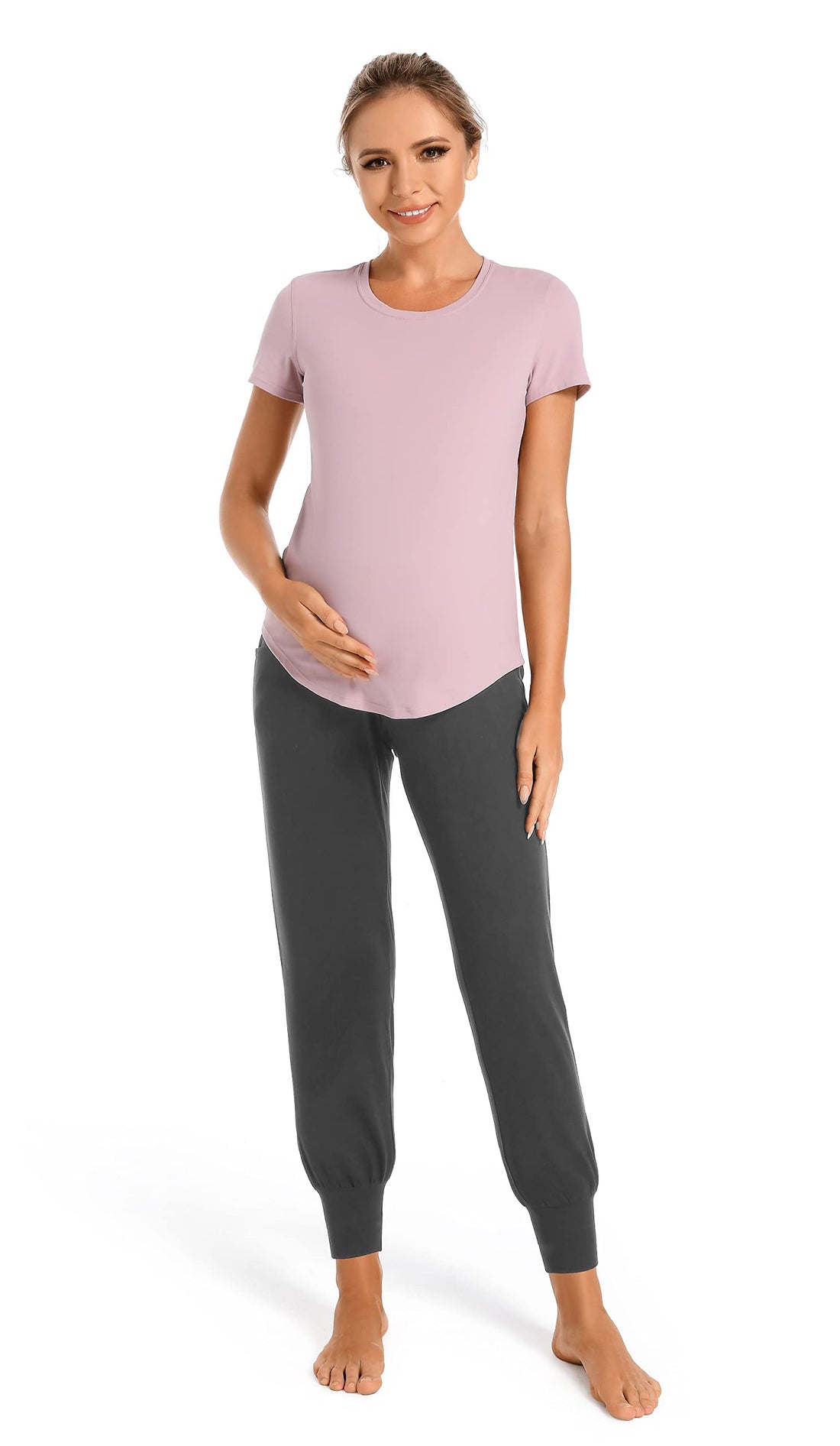 V VOCNI Women's Maternity Pants Maternity Activewear