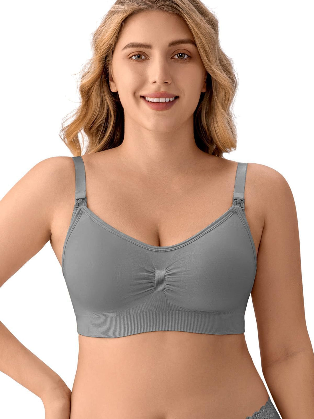 Angelhood 5 Pack Womens Maternity Breastfeeding Nursing  Bra