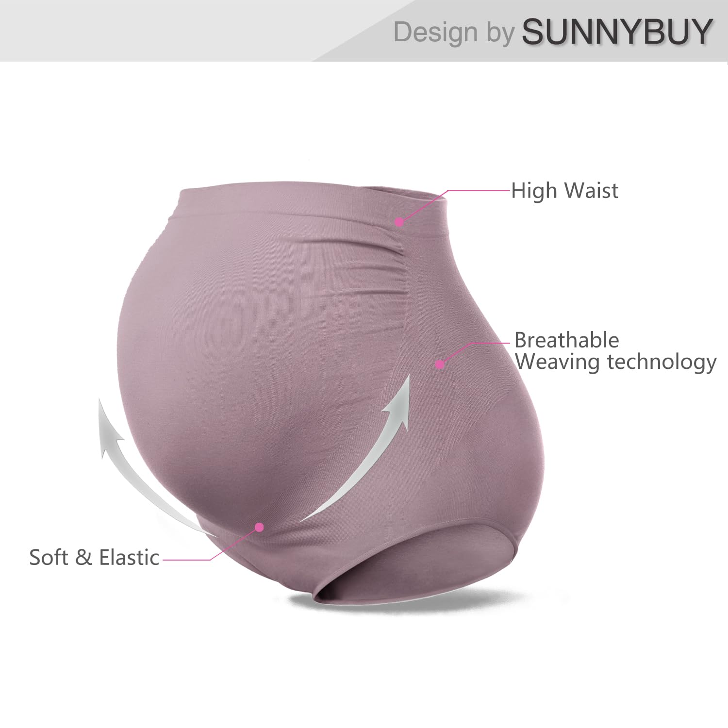 SUNNYBUY Women's Maternity High Waist Underwear