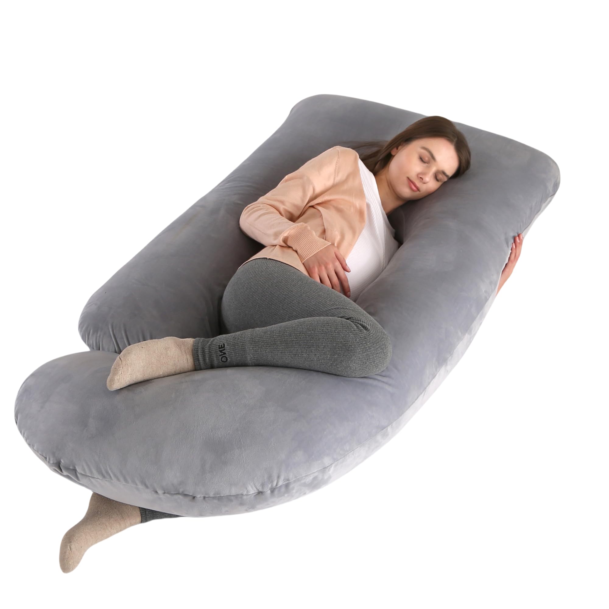 ALLOPERA Pregnancy Pillow, Full Body 57 Inch Maternity Pillow