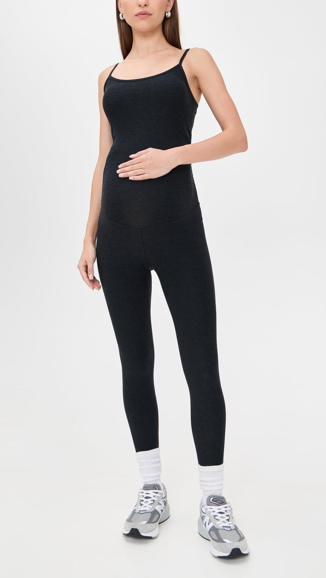 Women's Spacedye Uplevel Maternity Jumpsuit
