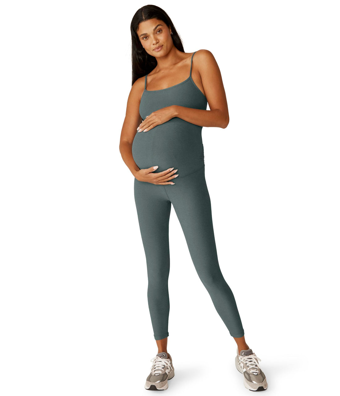 Women's Spacedye Uplevel Maternity Jumpsuit