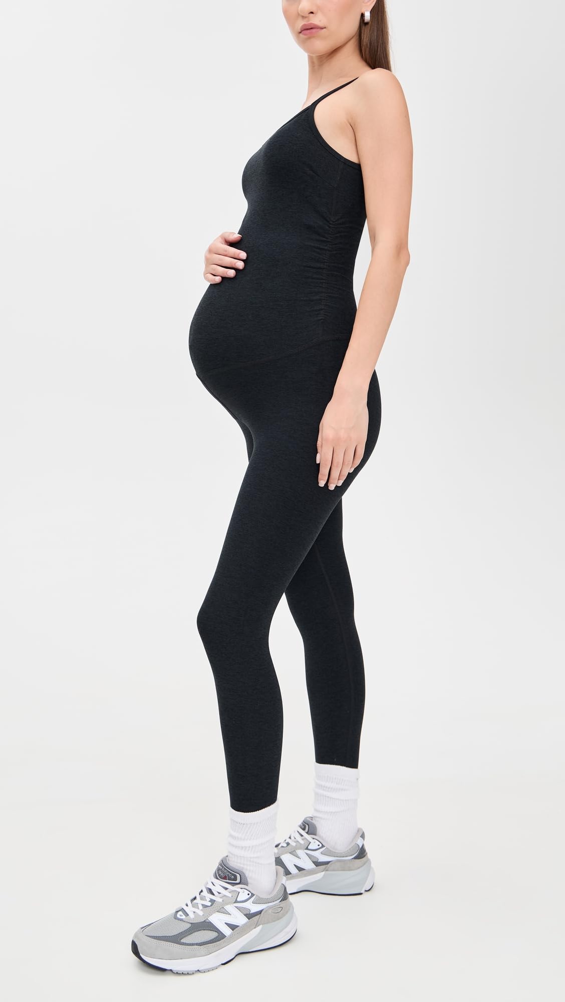 Women's Spacedye Uplevel Maternity Jumpsuit