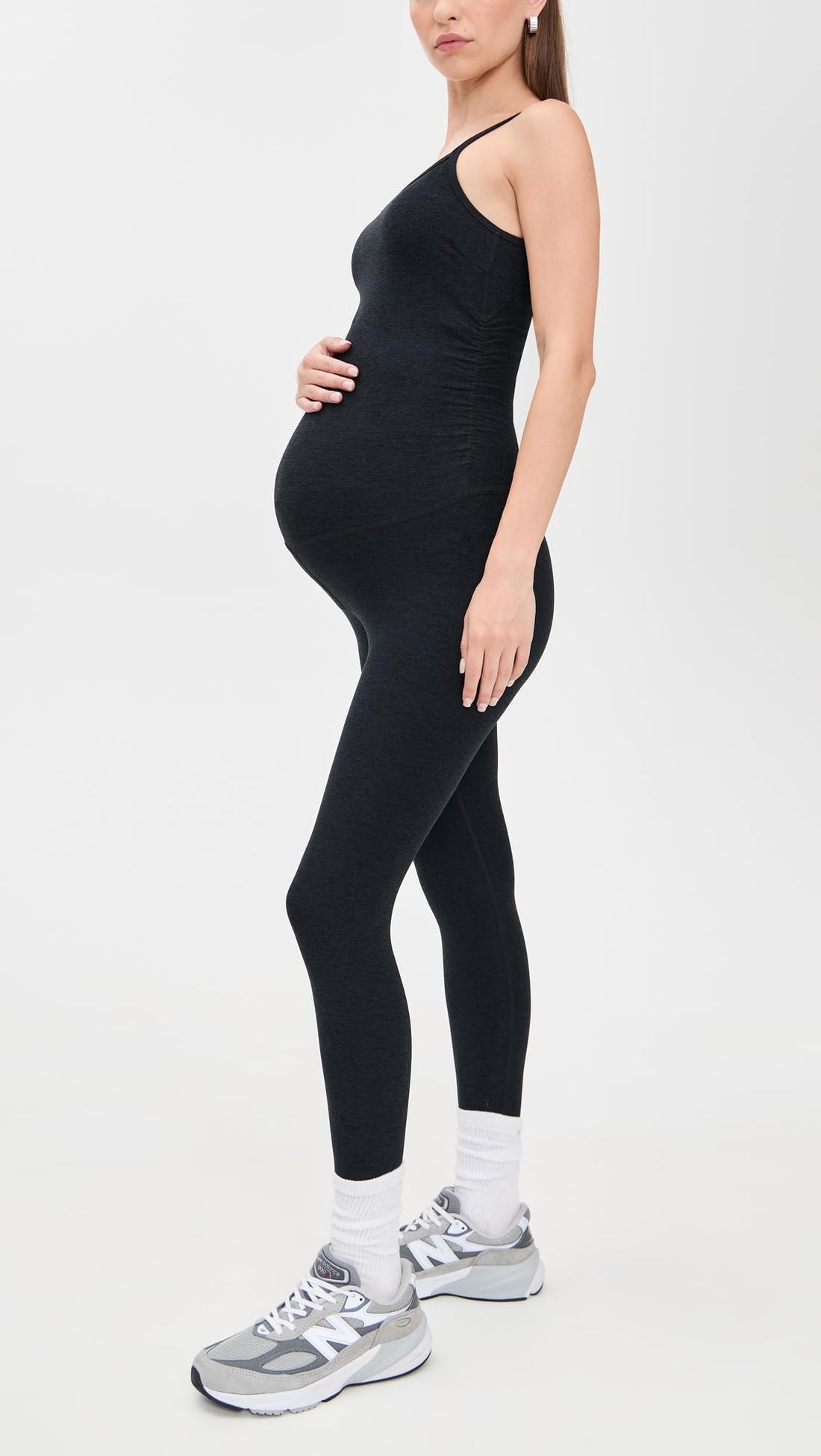 Women's Spacedye Uplevel Maternity Jumpsuit