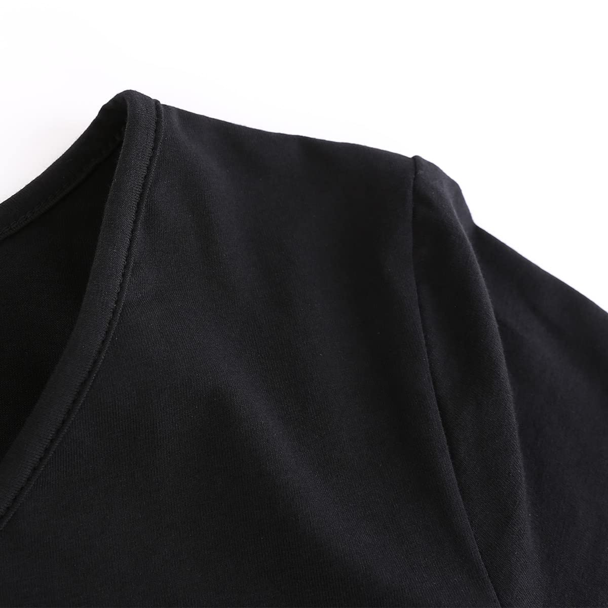 Peauty White Maternity Tops  for Women Side Ruched T Shirts