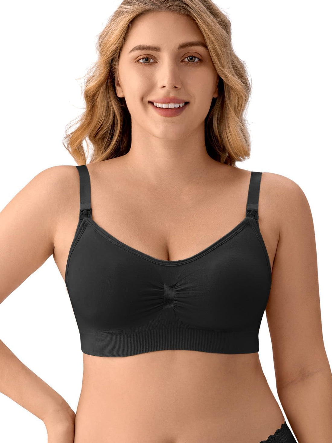 Angelhood 5 Pack Womens Maternity Breastfeeding Nursing  Bra