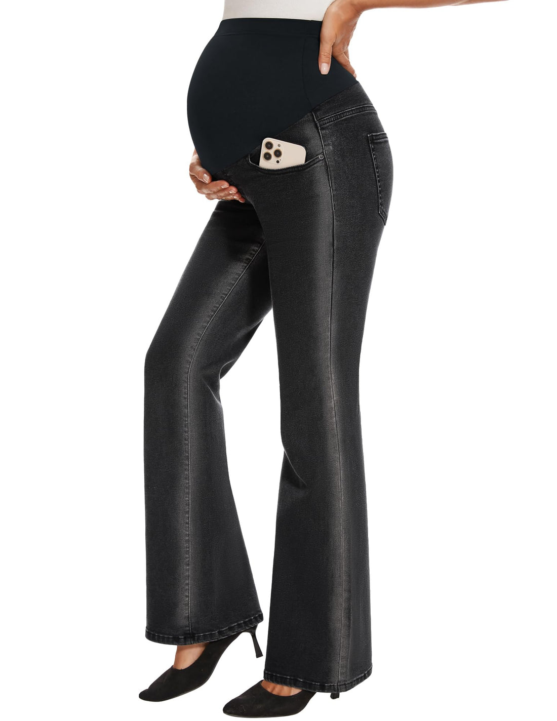 GLAMIX Maternity Bootcut Flare Jeans