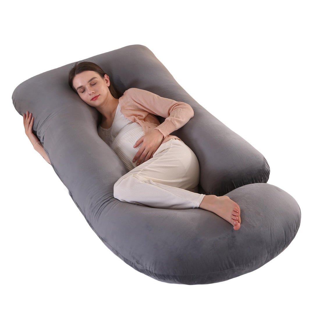 ALLOPERA Pregnancy Pillow, Full Body 57 Inch Maternity Pillow