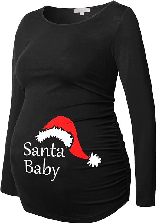 Maternity Long Sleeve Bodycon Top