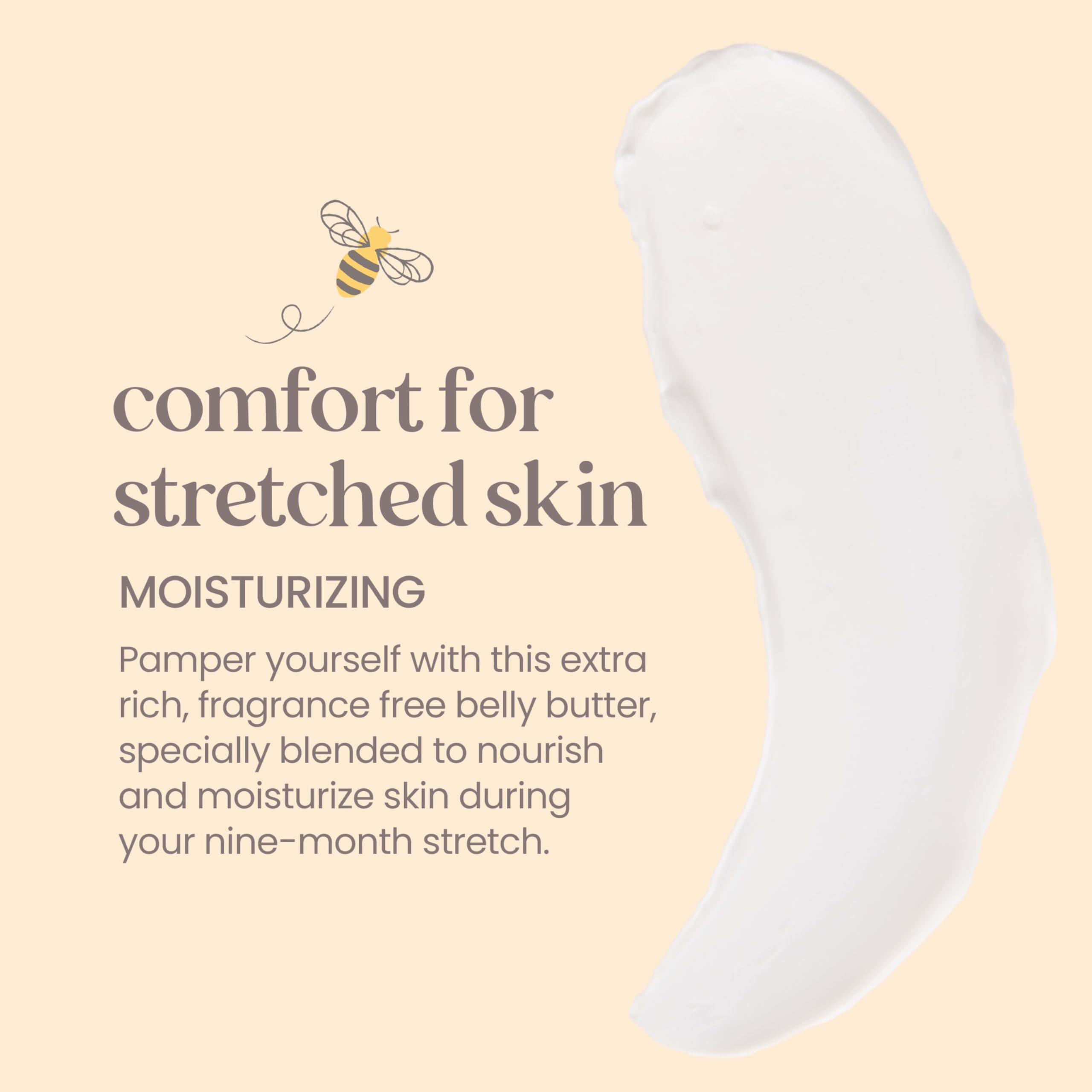 Burt's Bees Stretch Mark Cream for Pregnancy Massages Body