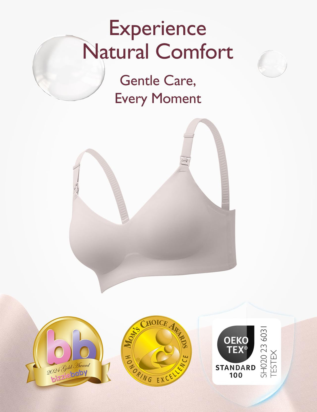 Momcozy Seamless Nursing Bra for Women 2 Pack