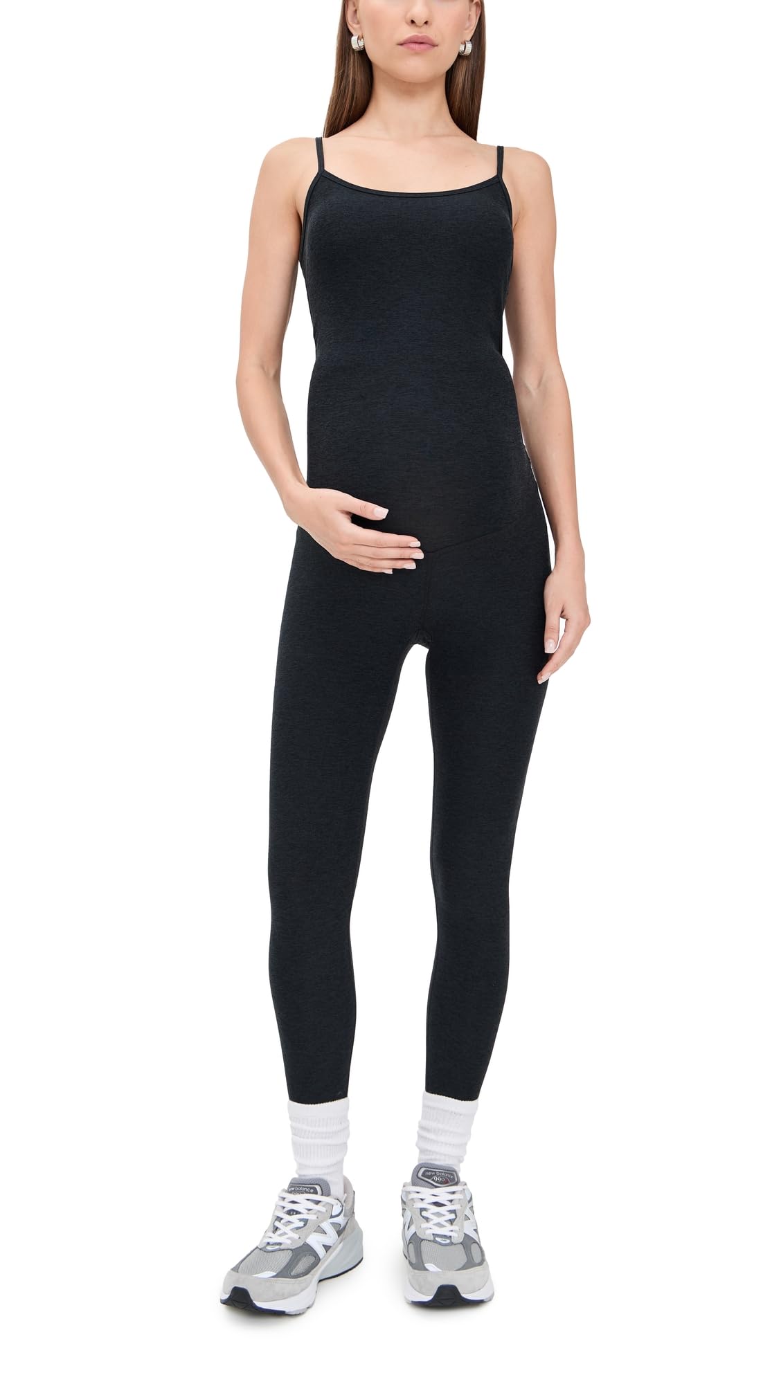 Women's Spacedye Uplevel Maternity Jumpsuit
