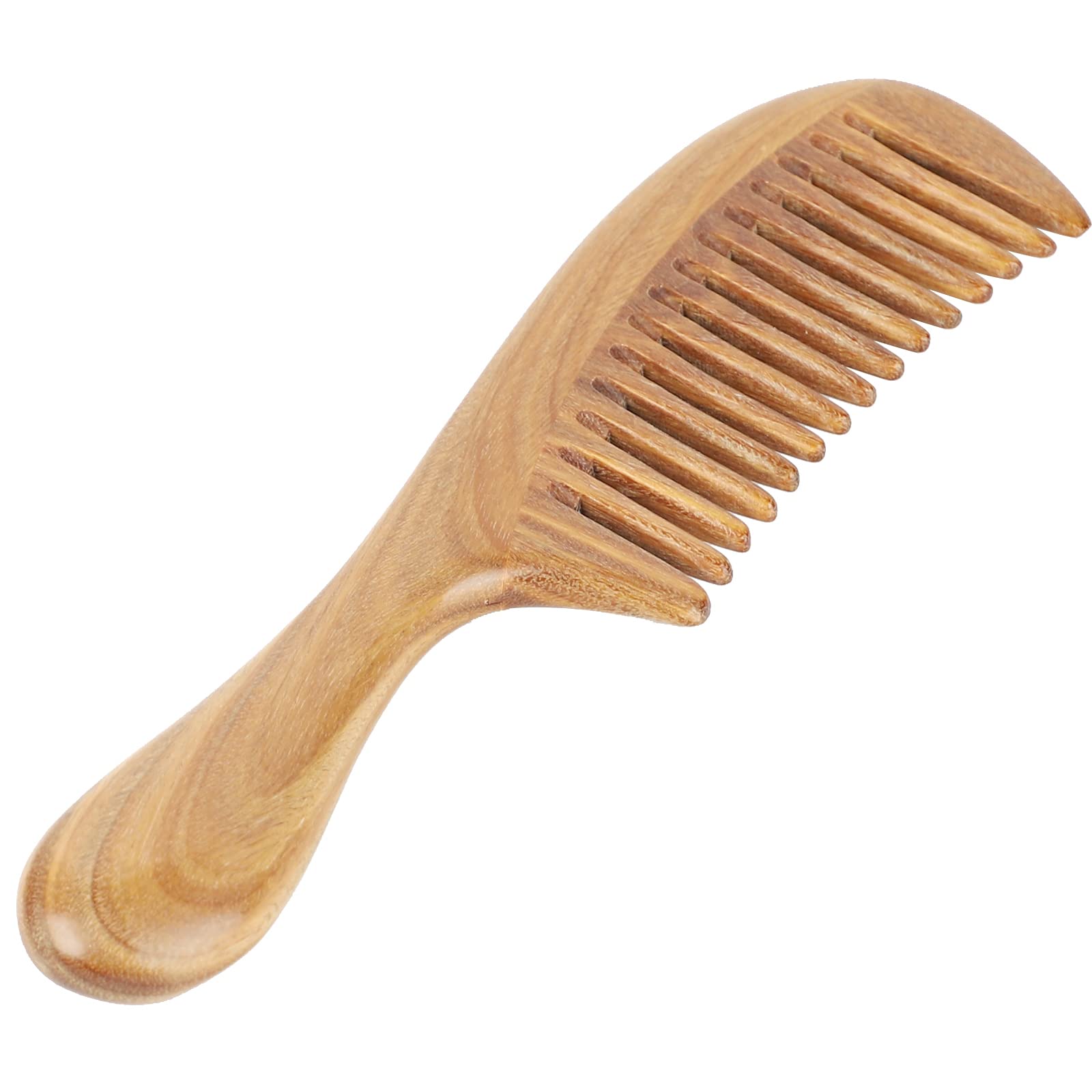 Onedor Handmade 100% Natural Green Sandalwood Hair Combs
