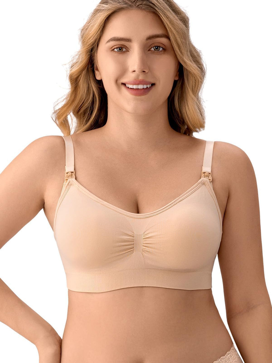 Angelhood 5 Pack Womens Maternity Breastfeeding Nursing  Bra