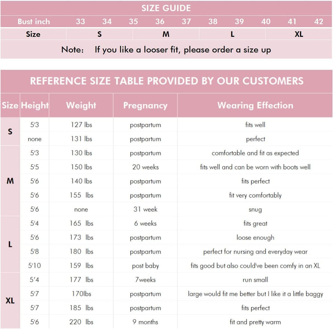 Liu & Qu Womens Nursing Hoodie Long Sleeves Sweatshirt