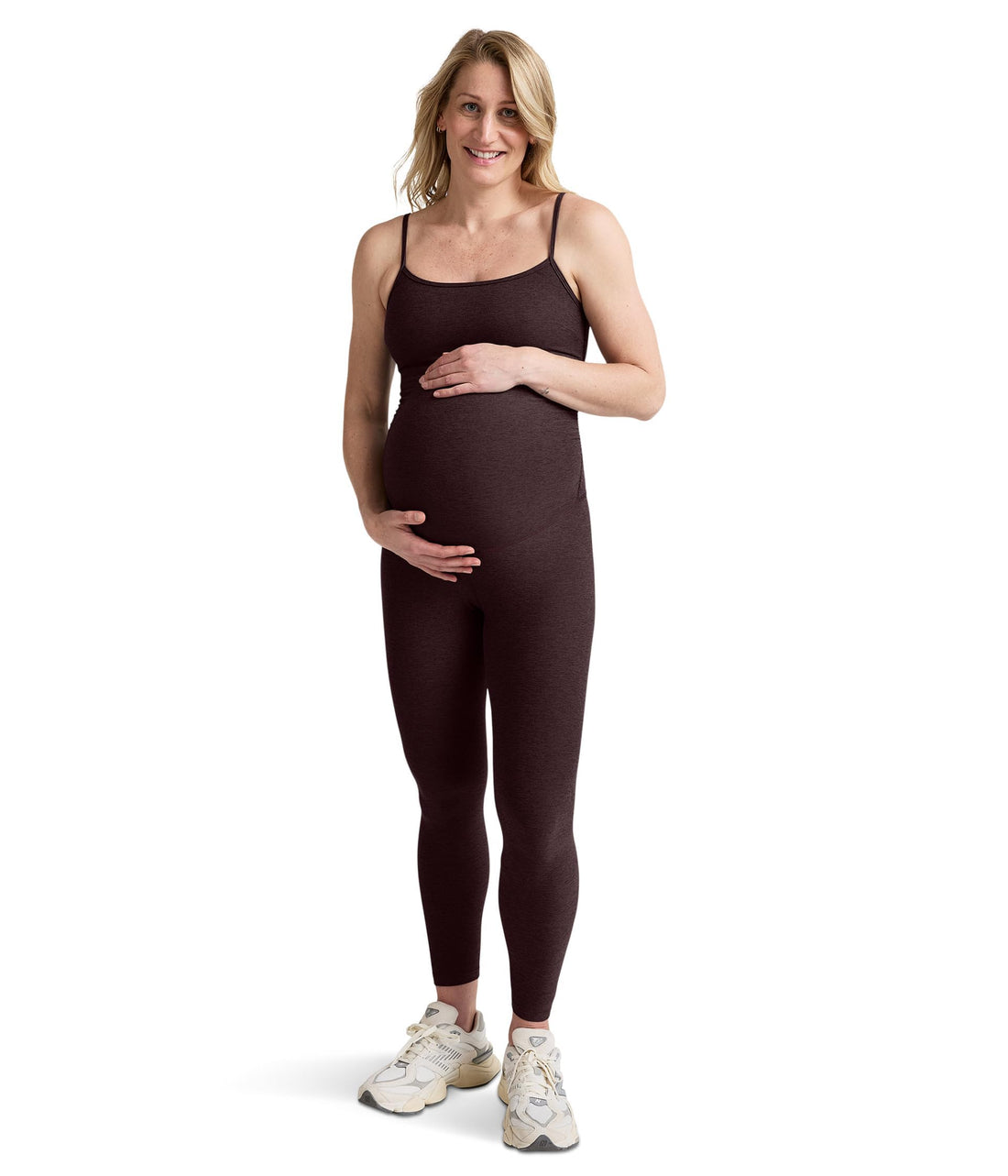 Women's Spacedye Uplevel Maternity Jumpsuit
