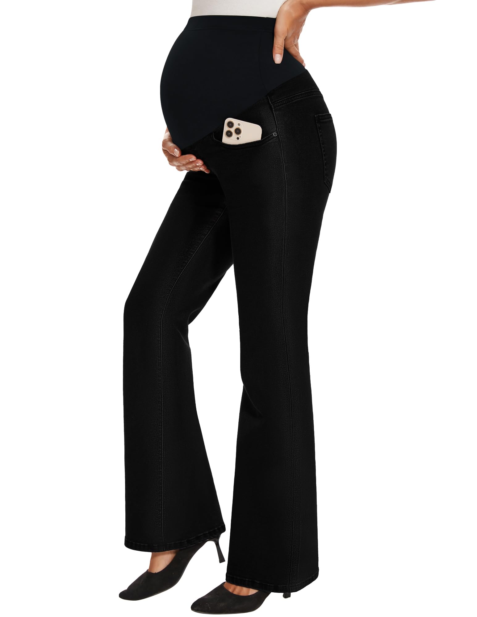GLAMIX Maternity Bootcut Flare Jeans