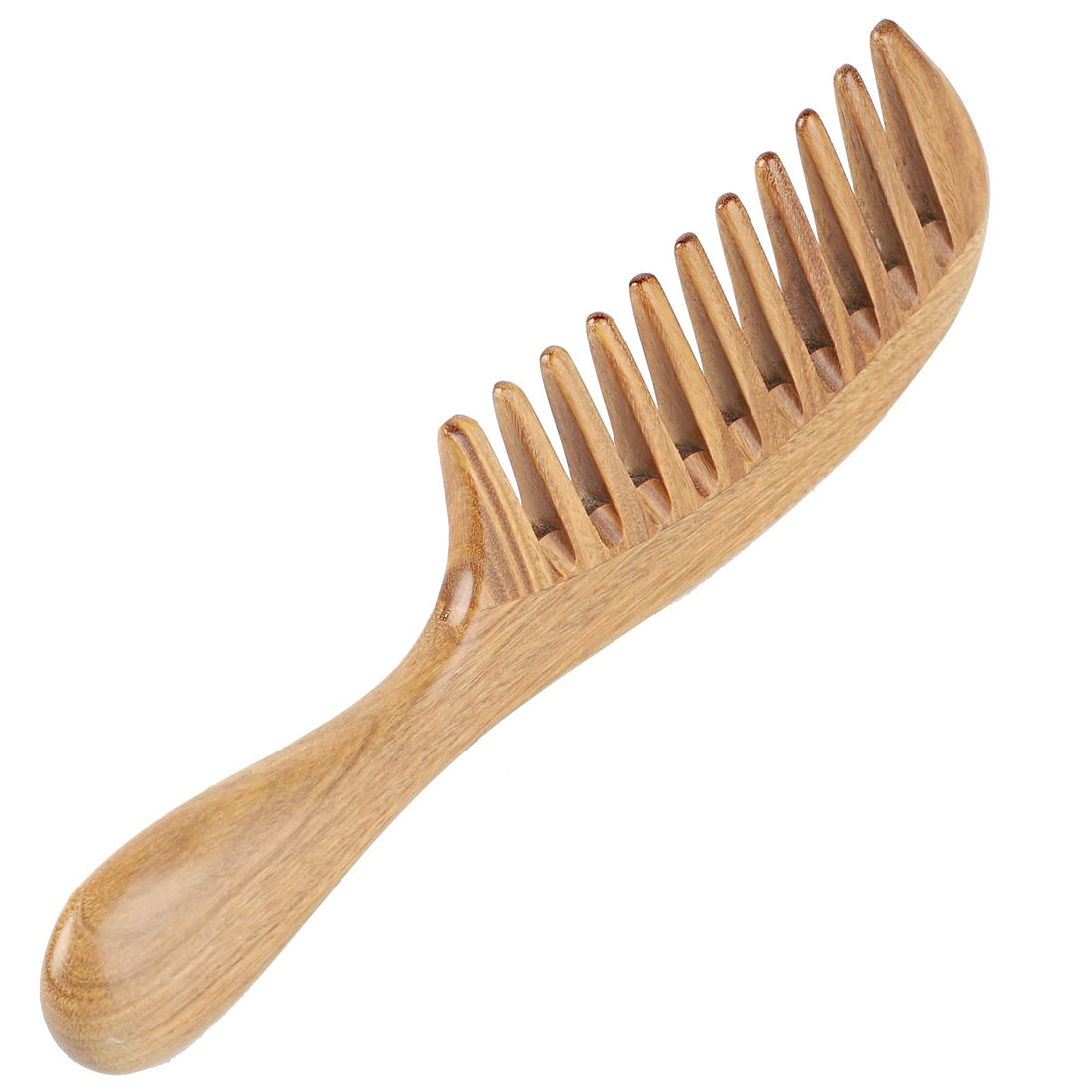 Onedor Handmade 100% Natural Green Sandalwood Hair Combs
