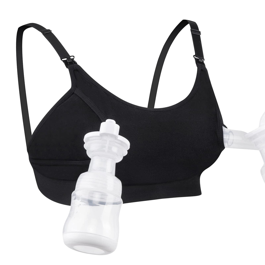 Momcozy  Adjustable Breast-Pumps Holding and Nursing Bra