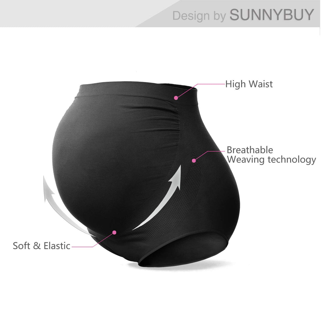 SUNNYBUY Women's Maternity High Waist Underwear
