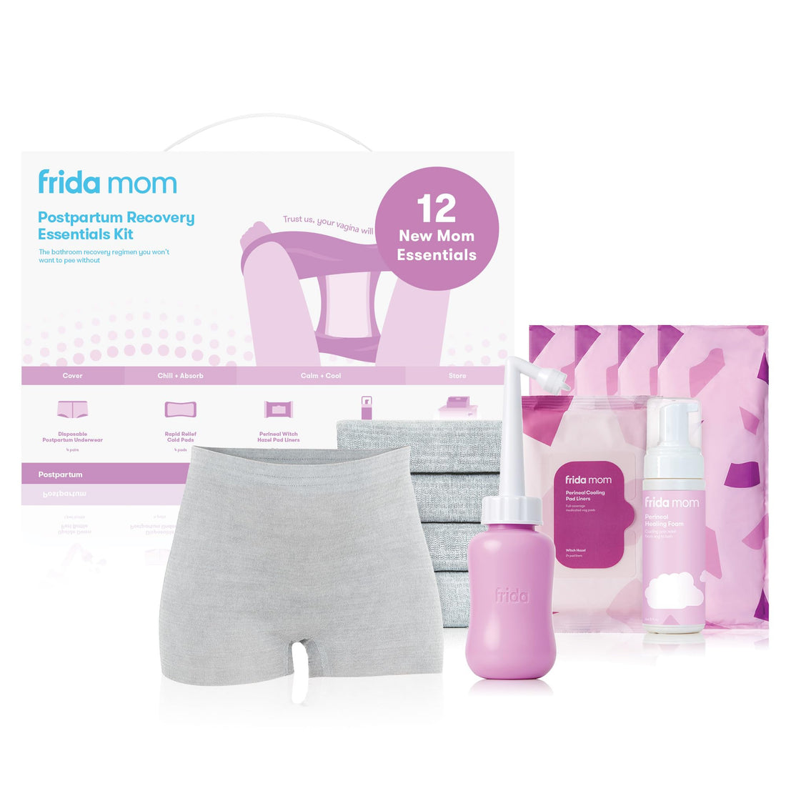 Frida Mom 11pc Postpartum Essentials Kit Gift Set
