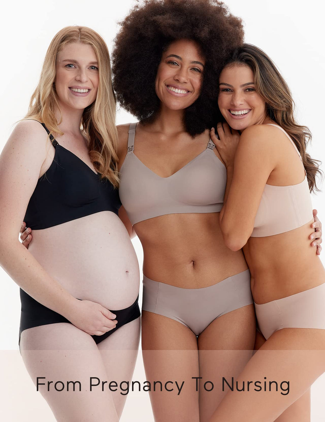 Momcozy Seamless Nursing Bra for Women 2 Pack