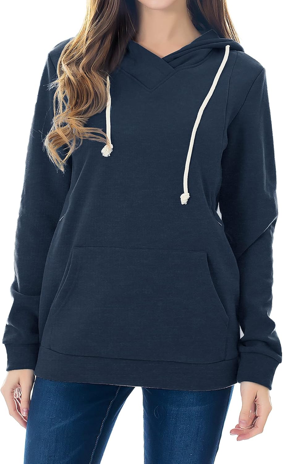 Smallshow Women's Fleece Maternity Nursing Sweatshirt