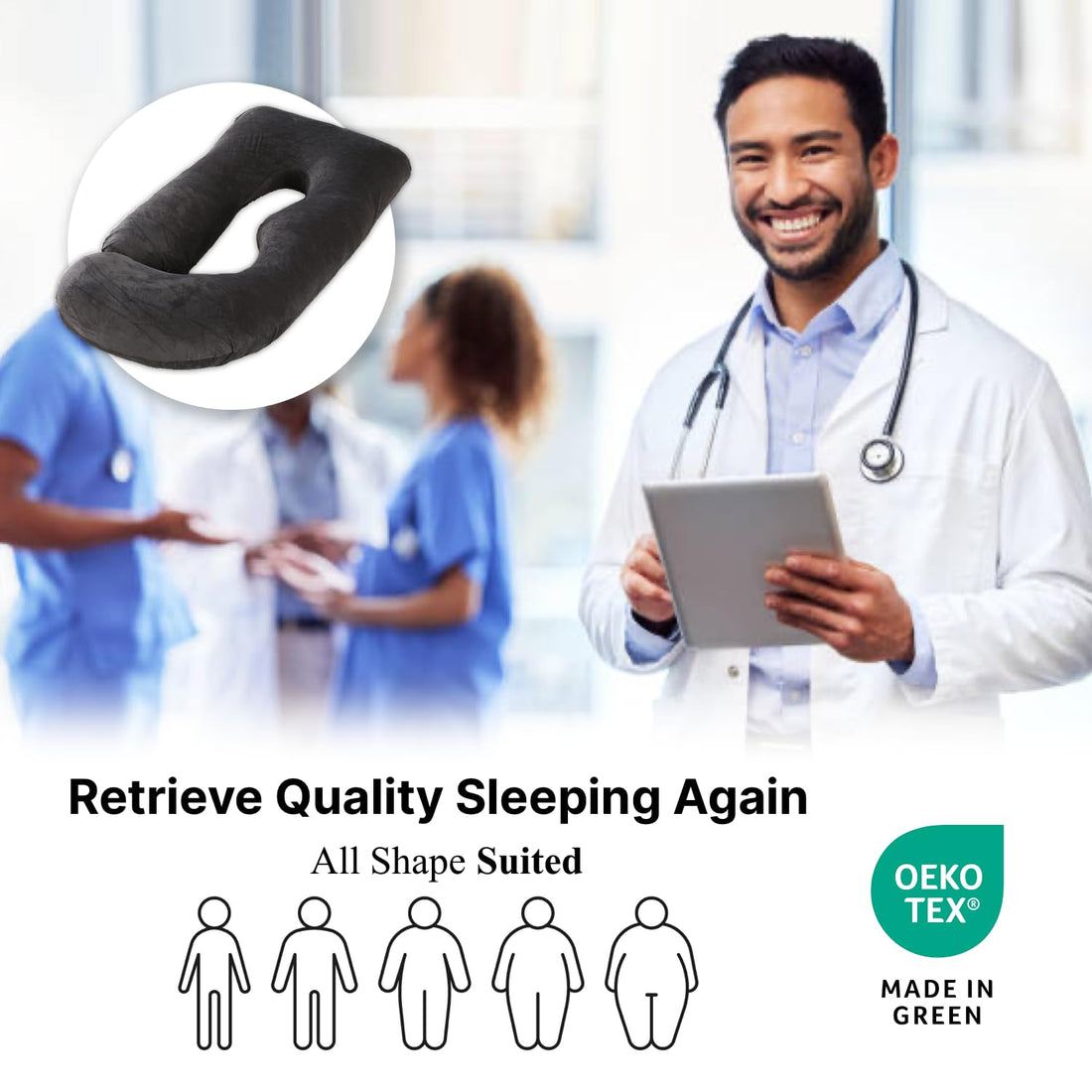 ALLOPERA Pregnancy Pillow, Full Body 57 Inch Maternity Pillow