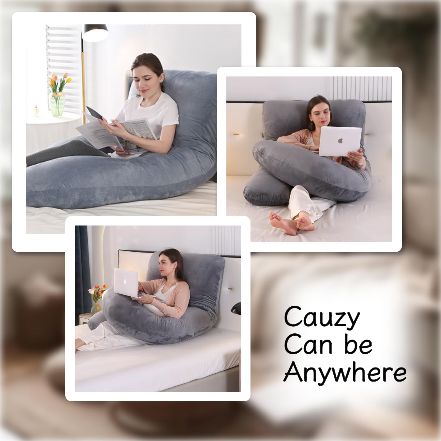 ALLOPERA Pregnancy Pillow, Full Body 57 Inch Maternity Pillow