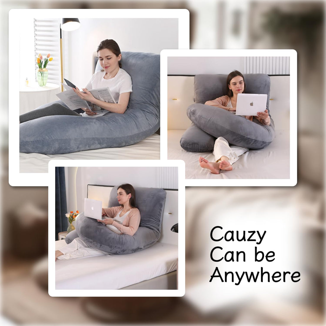 ALLOPERA Pregnancy Pillow, Full Body 57 Inch Maternity Pillow