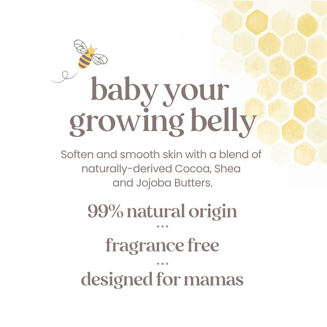 Burt's Bees Stretch Mark Cream for Pregnancy Massages Body