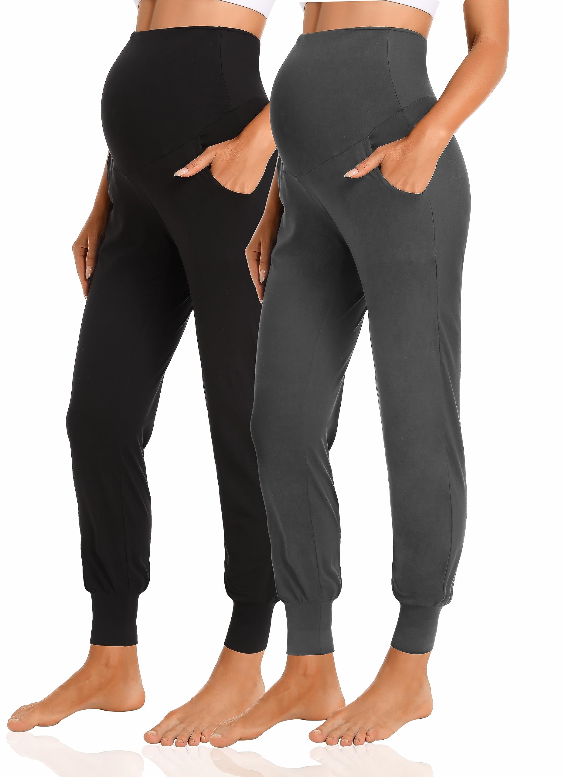 V VOCNI Women's Maternity Pants Maternity Activewear