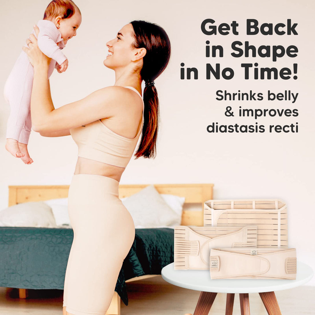 3 in 1 Postpartum Belly Support Recovery Wrap