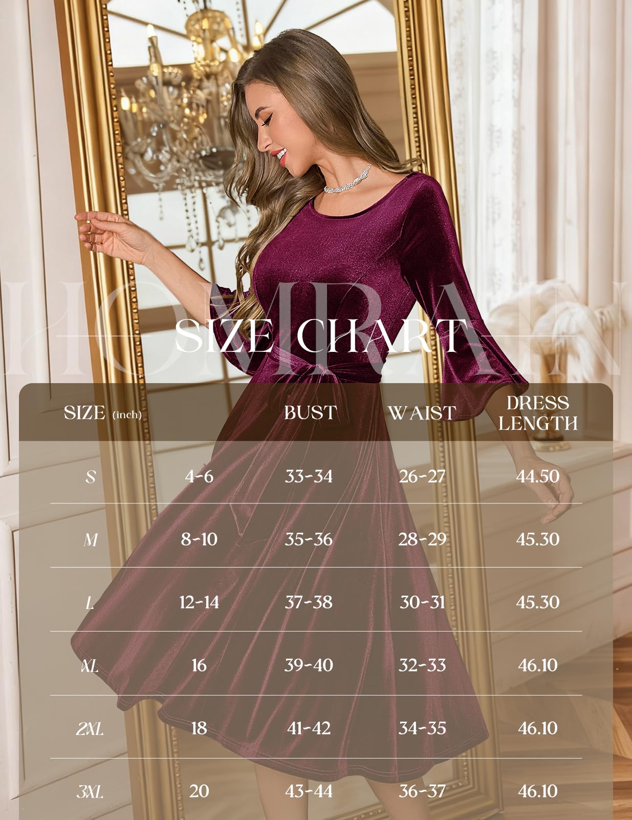 Plus Size Vintage Red Velvet Christmas Party Dress