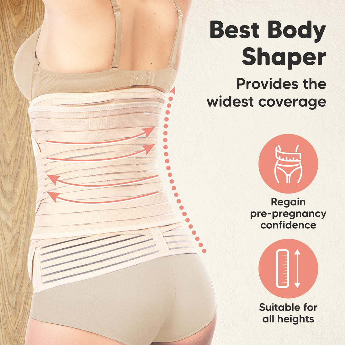 3 in 1 Postpartum Belly Support Recovery Wrap