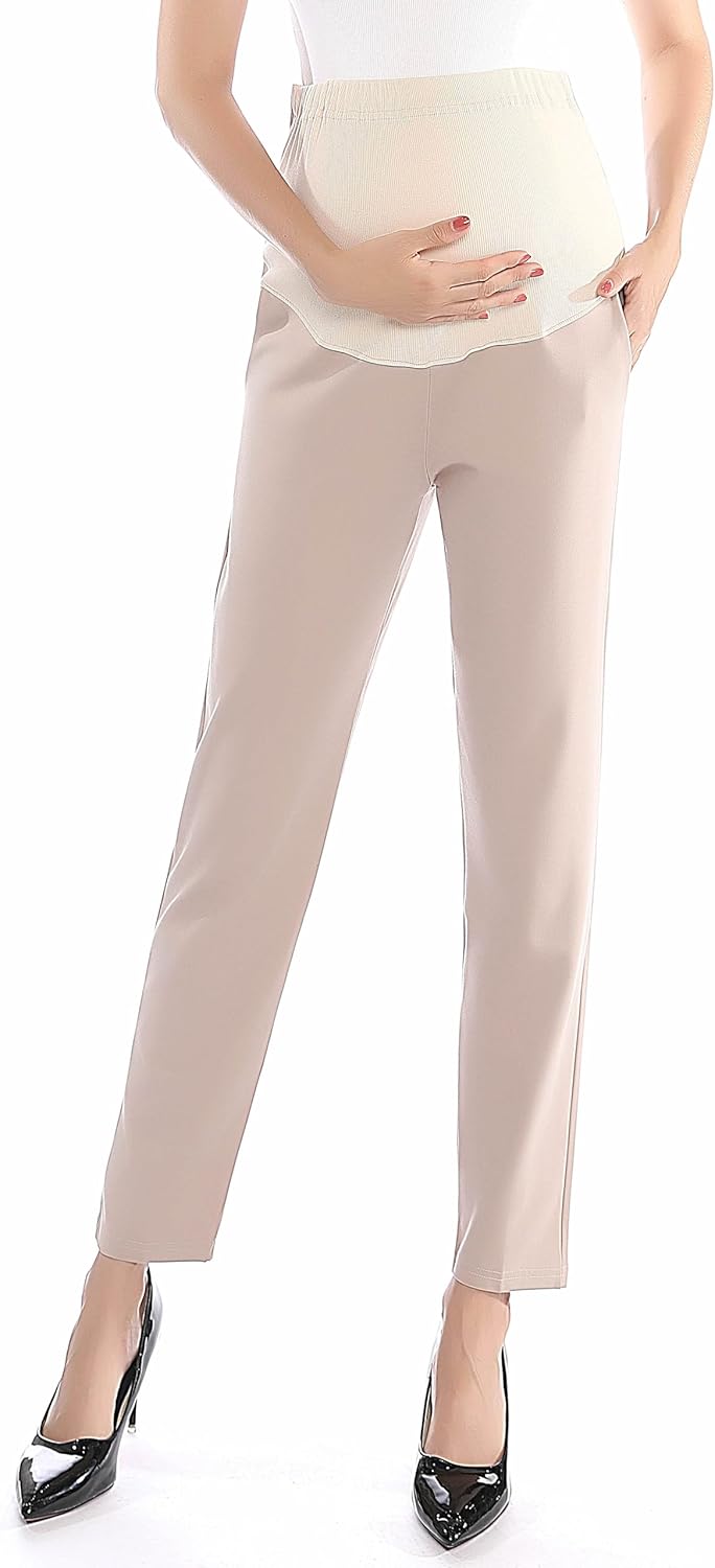 Maternity Pants Work Over The Belly with Pockets