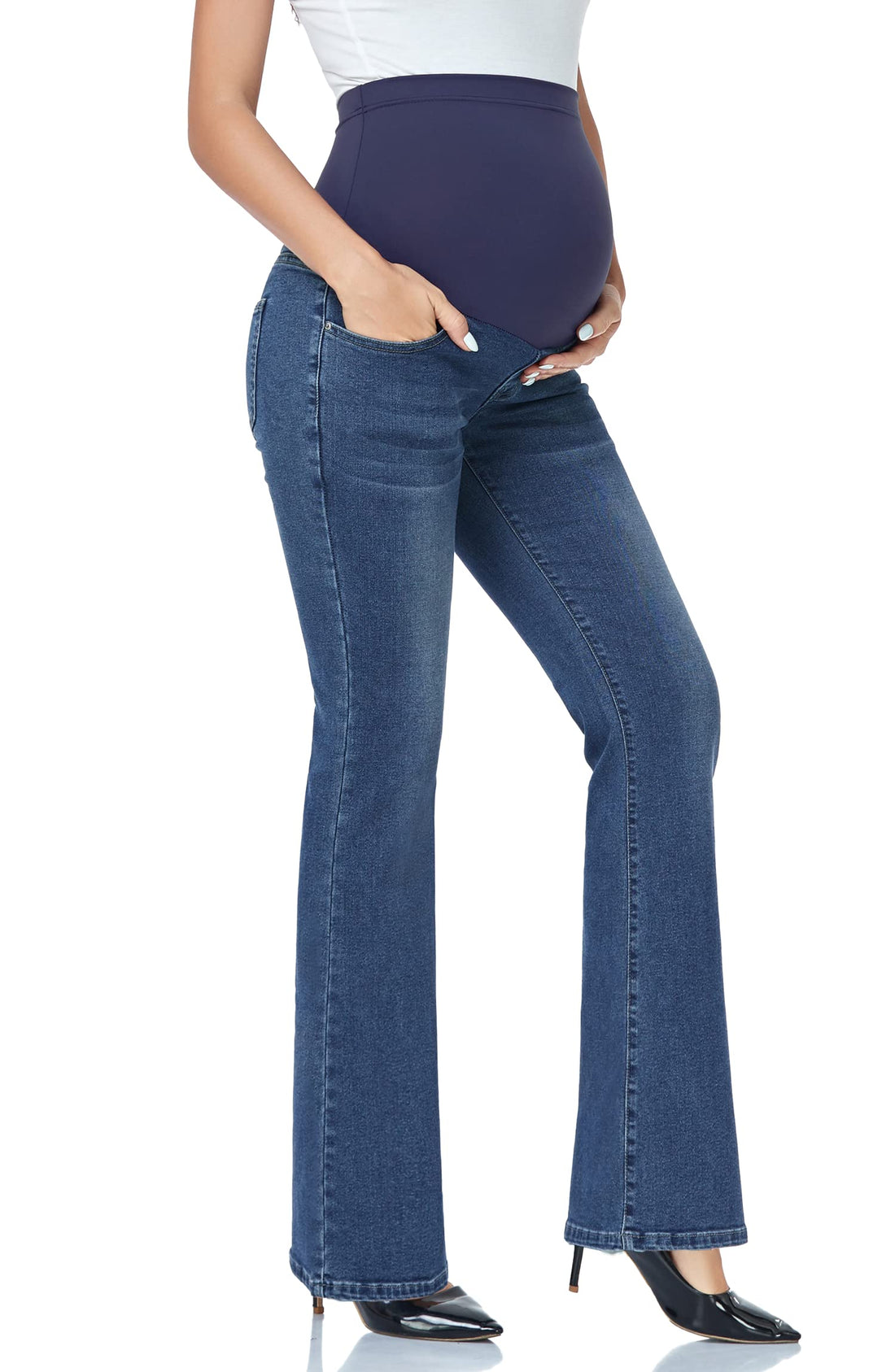 GLAMIX Maternity Bootcut Flare Jeans