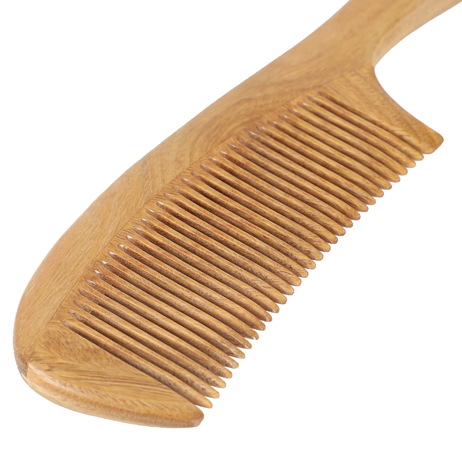 Onedor Handmade 100% Natural Green Sandalwood Hair Combs