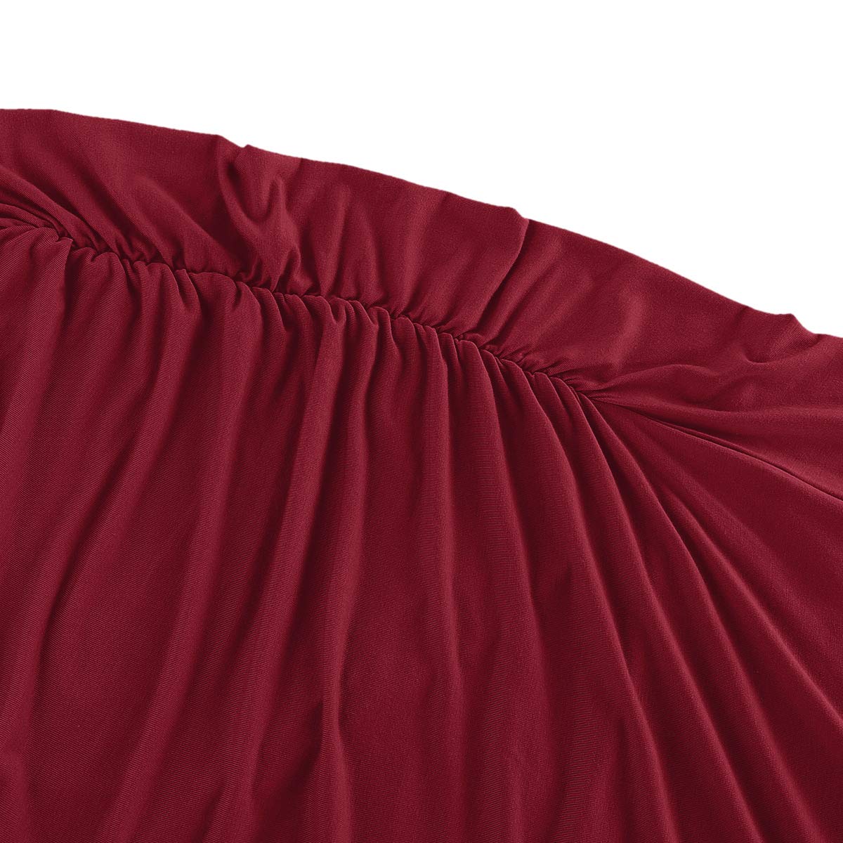 Peauty White Maternity Tops  for Women Side Ruched T Shirts