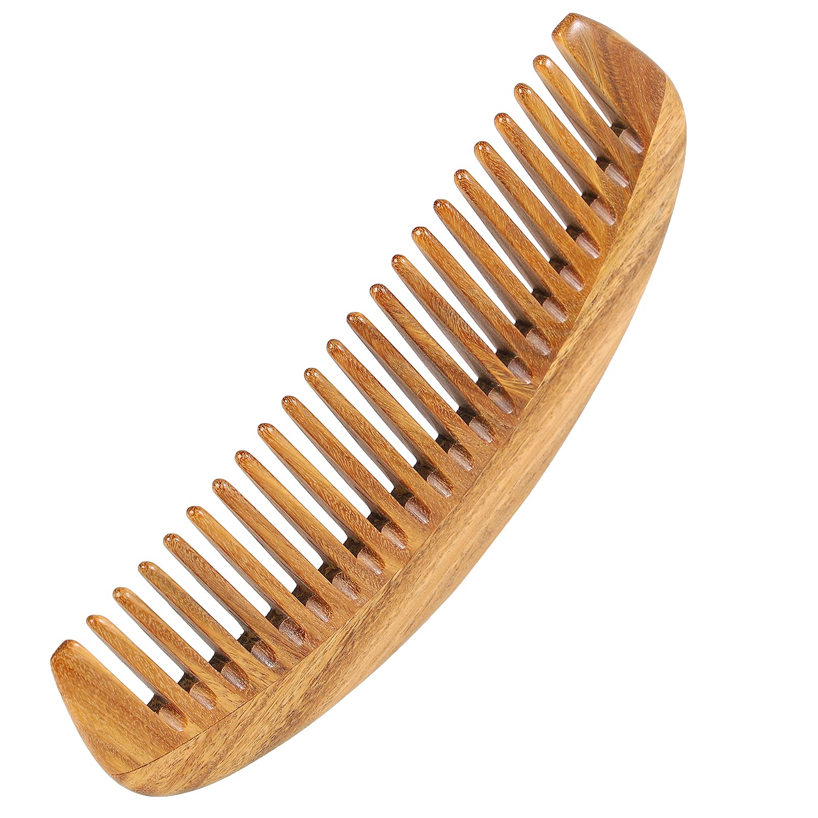 Onedor Handmade 100% Natural Green Sandalwood Hair Combs
