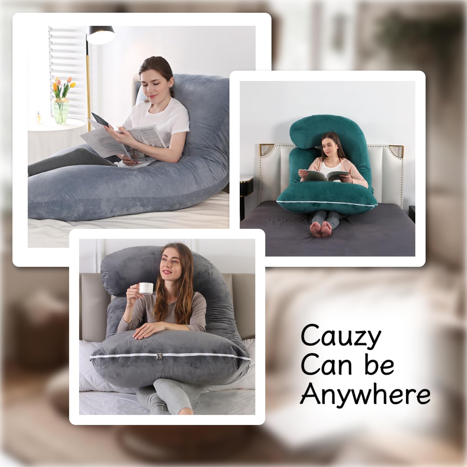 ALLOPERA Pregnancy Pillow, Full Body 57 Inch Maternity Pillow