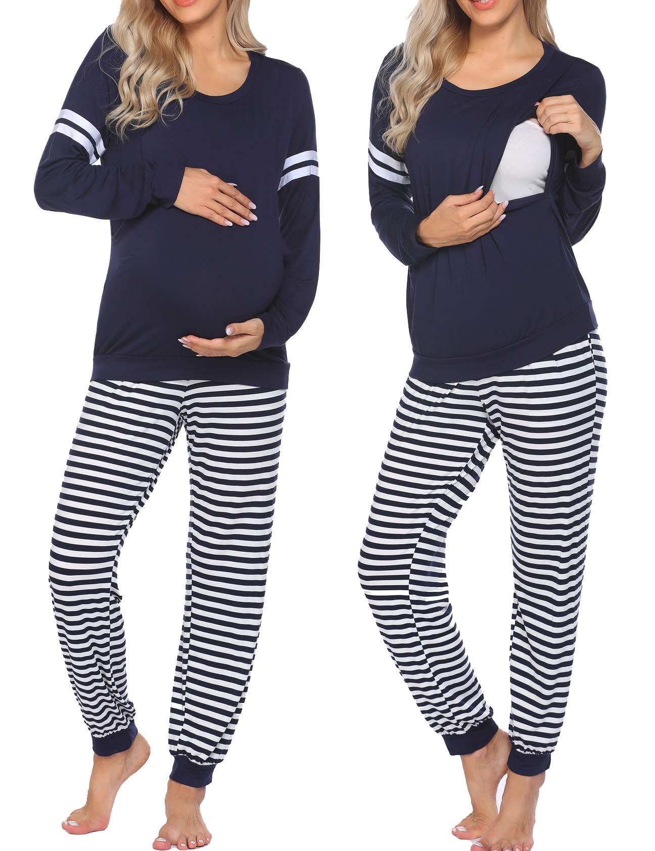 Ekouaer Women Breastfeeding Nursing Postpartum Clothes